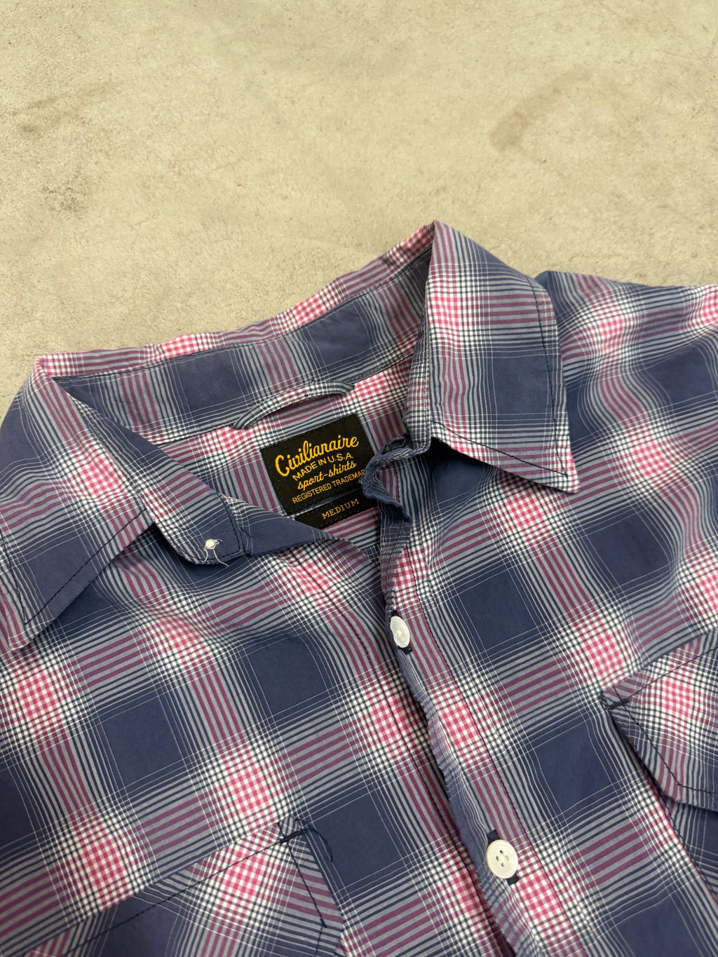 Civilnaire Patterned Collared